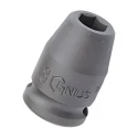 6-Point Impact Socket 3/8" Dr. x 10 mm MET - Genius 343210