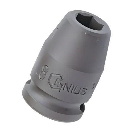 6-Point Impact Socket 3/8" Dr. x 10 mm MET - Genius 343210