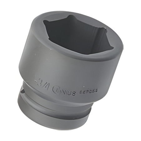 6-Point Deep Impact Socket 1" Dr. x 2-3/8" SAE - Genius 869576