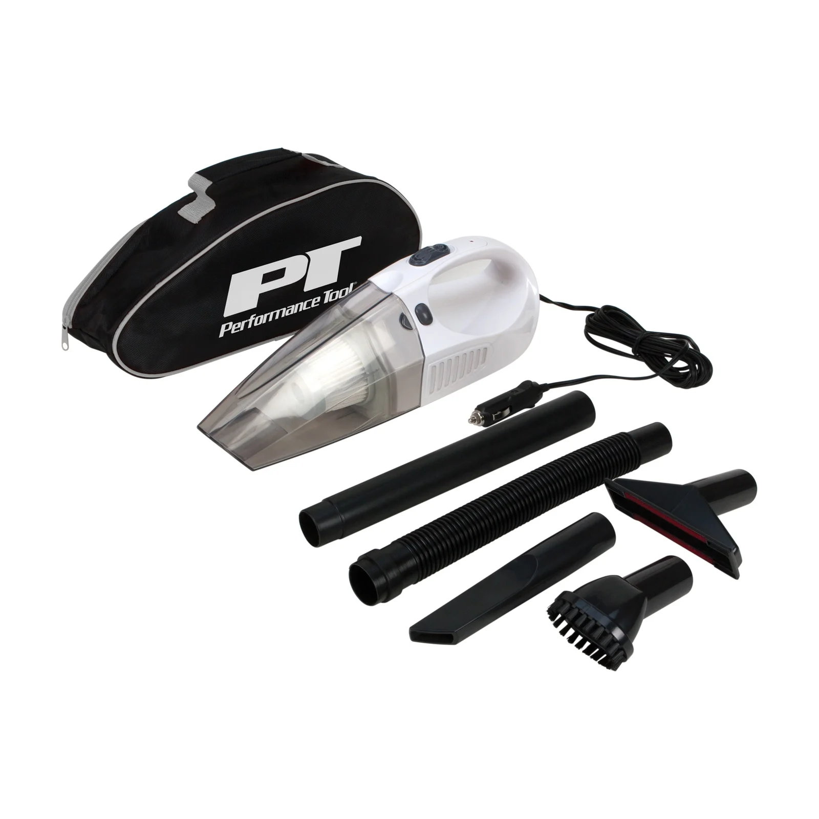 Aspirateur portatif 12 V avec 5 accessoires Performance Tool W50012