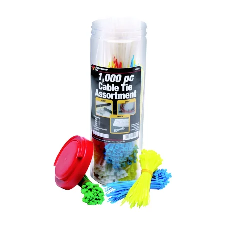 Assortiment d'attaches (1000 pièces) Performance Tool W2925