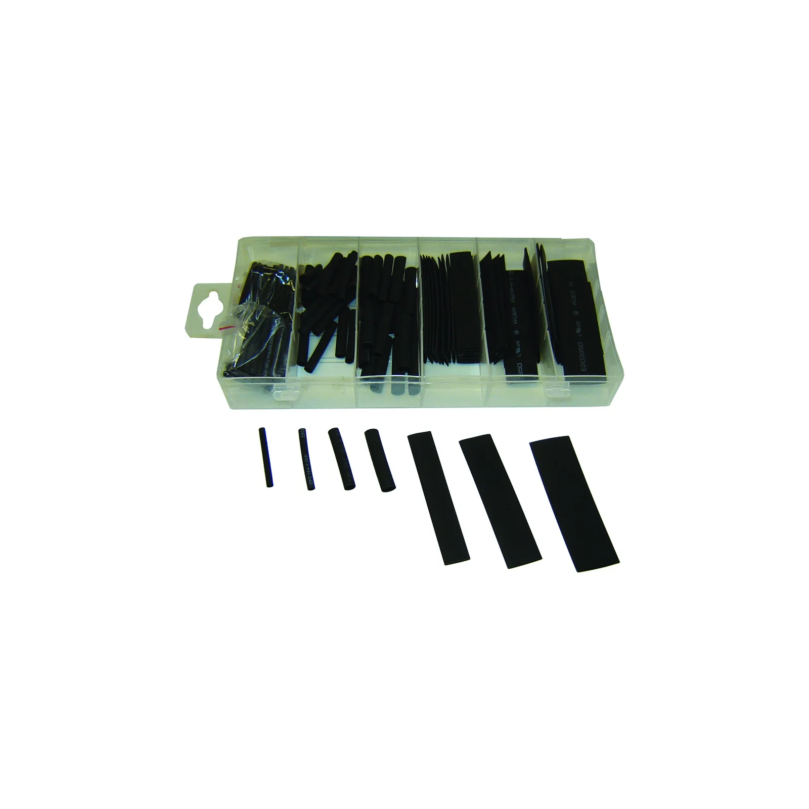 Rodac FD6074 heat shrink tubing assortment (127 pieces)