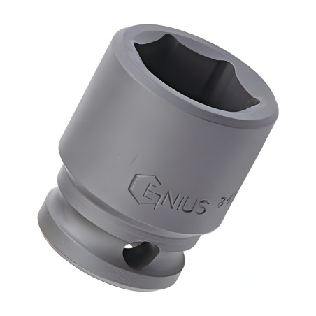 6-Point Impact Socket 3/8" Dr. x 7/16" SAE - Genius 363214