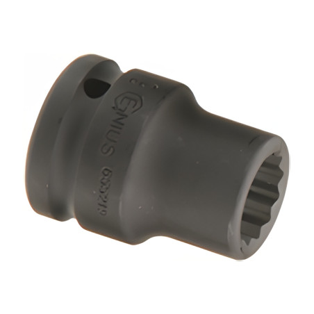 Genius 453812 MET thin wall impact socket 12mm x 1/2" Dr.