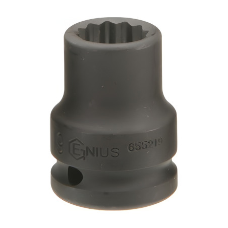 Genius 453818 MET thin wall impact socket 18mm x 1/2" Dr.