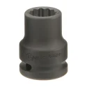 Douille à chocs paroi mince MET 1/2" x 19mm Genius 453819