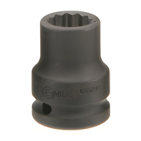 Genius 453827 MET thin wall impact socket 27mm x 1/2" Dr.