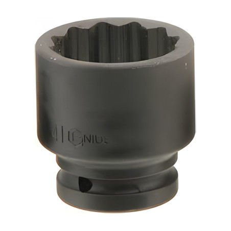 Genius 695236 SAE thin wall impact socket 1-1/8" x 3/4" Dr.