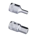 Genius 232807 MET Hex Chrome Socket 7mm x 1/4" Dr.