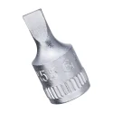 Douille chromée à embout plat 1/4" x 1.6 x 9.7mm Genius 222685