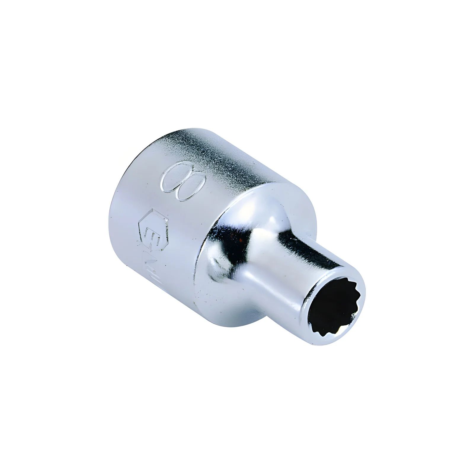 Douille chromée 12 pans 1/2" x 19 mm MET - Genius 433819
