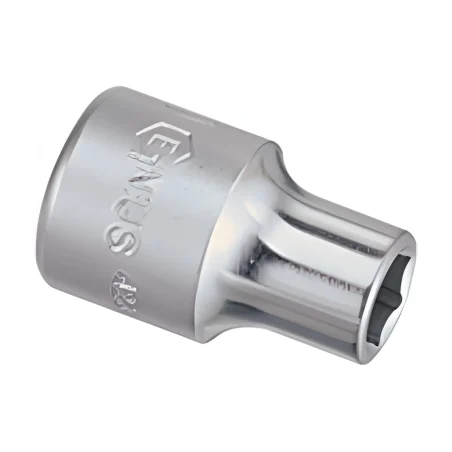 6-Point Chrome Socket 1/2" Dr. x 21 mm MET - Genius 423821