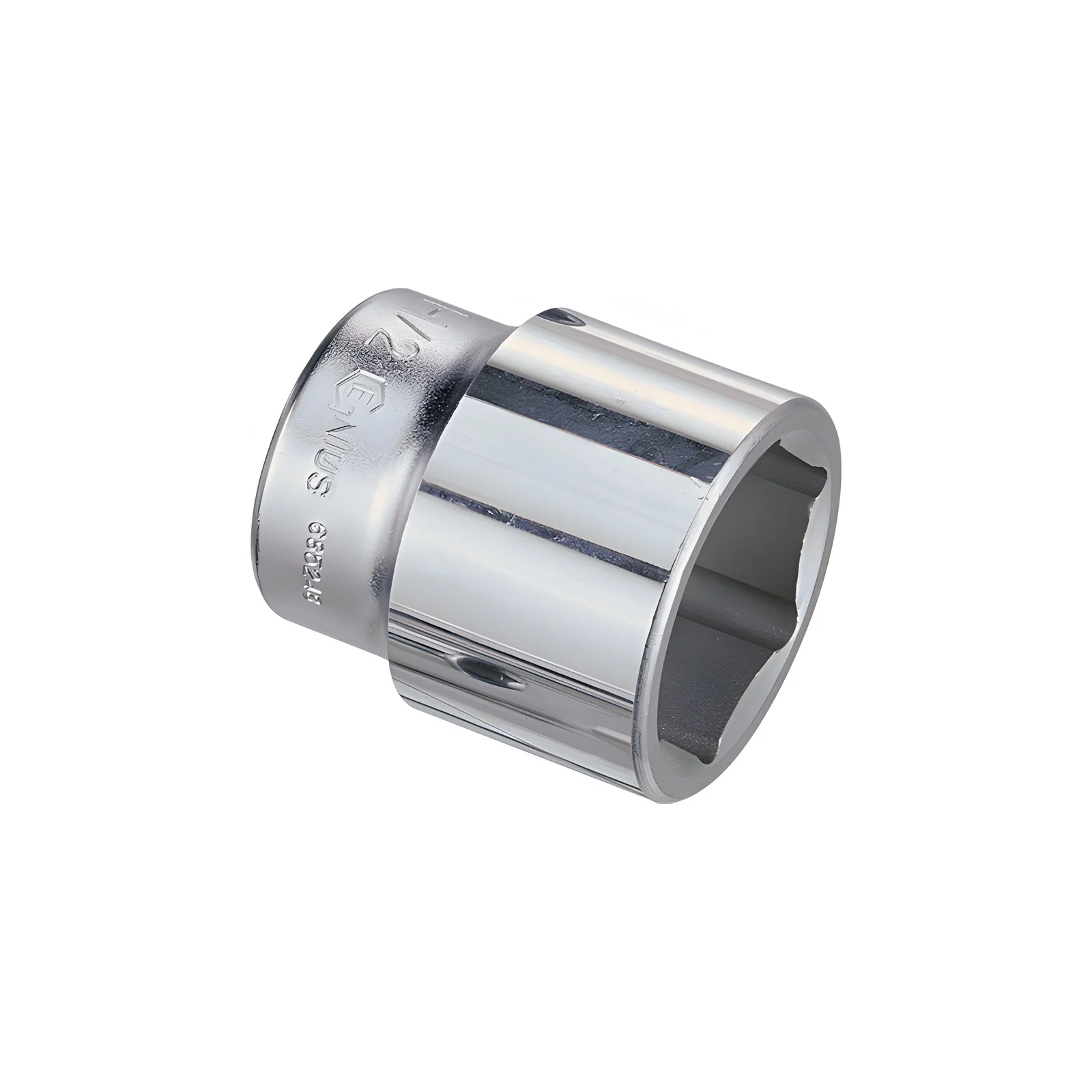 Douille chromée 6 pans 1/2" x 30 mm MET - Genius 423830