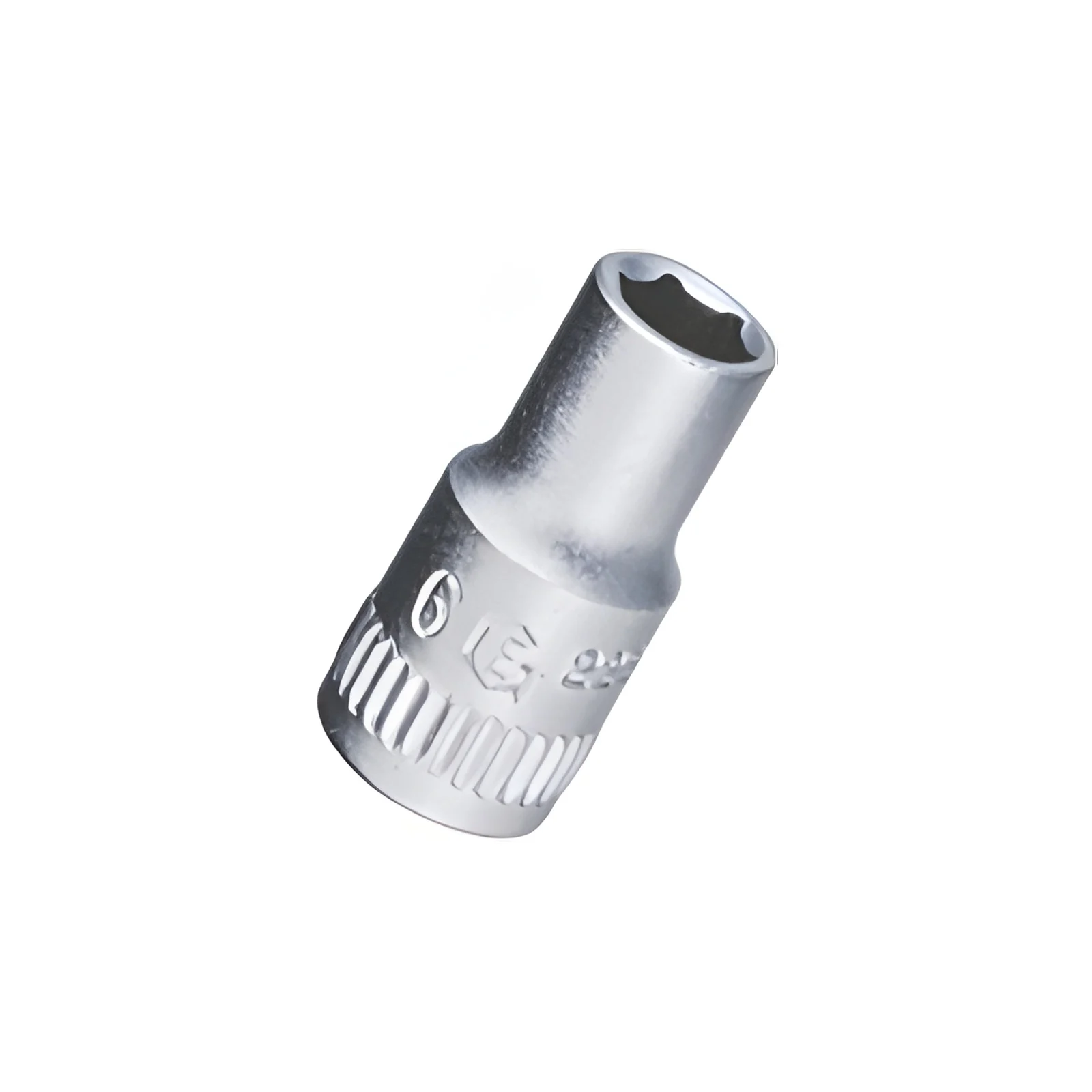 6-Point Chrome Socket 1/4" Dr. x 4.5 mm MET - Genius 2225045