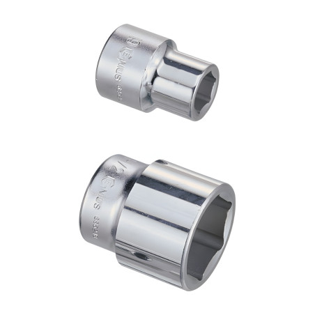 6-Point Chrome Socket 3/4" Dr. x 36 mm MET - Genius 625236