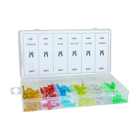 Rodac FD6059 ATO & mini fuses Assortment (100 pieces)