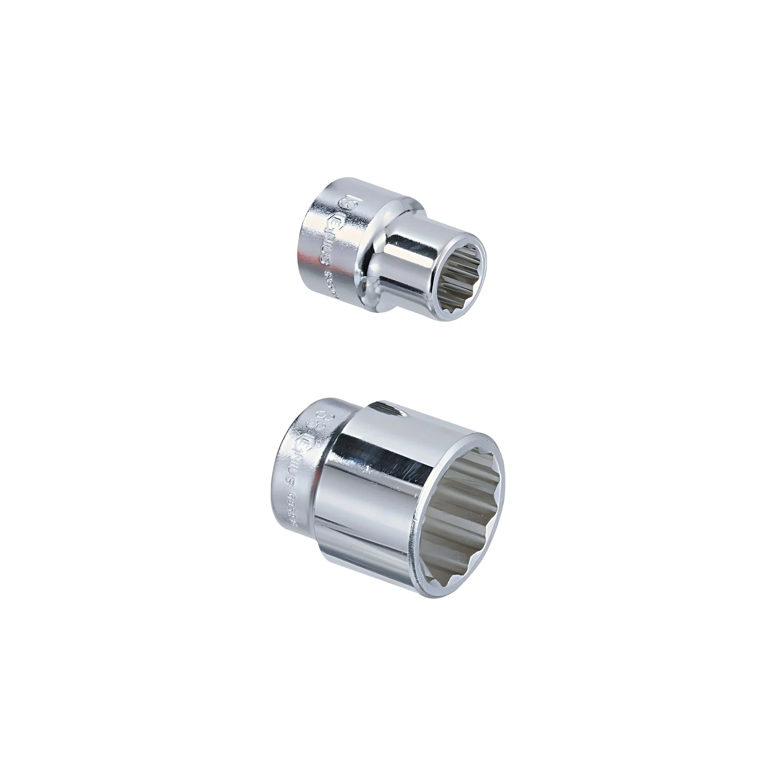12-Point Chrome Socket 3/4" Dr. x 36 mm MET - Genius 635236