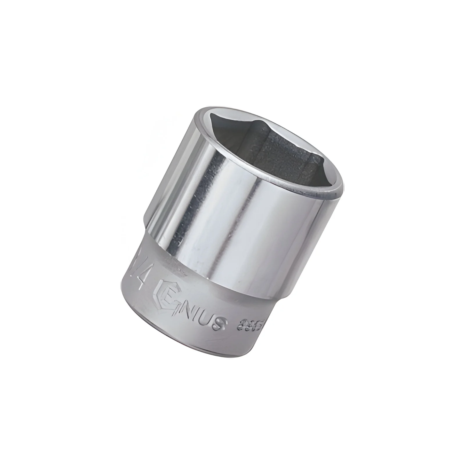 6-Point Chrome Socket 3/8" Dr. x 10 mm MET - Genius 323210