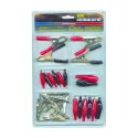 Insulated Red and Black Alligator Clip Assortment 28-Piece Rodac RDCK28