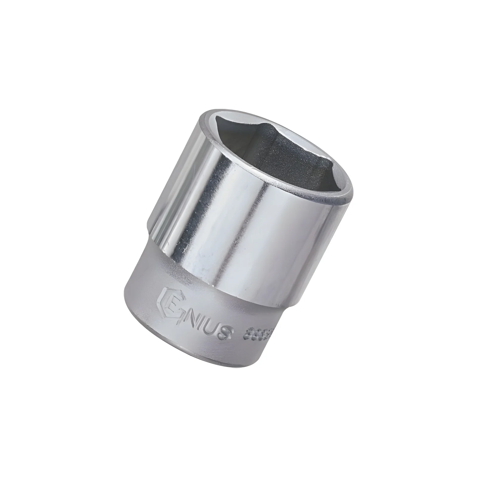 6-Point Chrome Socket 3/8" Dr. x 6 mm MET - Genius 323206