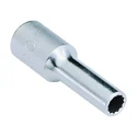 12-Point Deep Chrome Socket 1/2" Dr. x 18 mm MET - Genius 437818