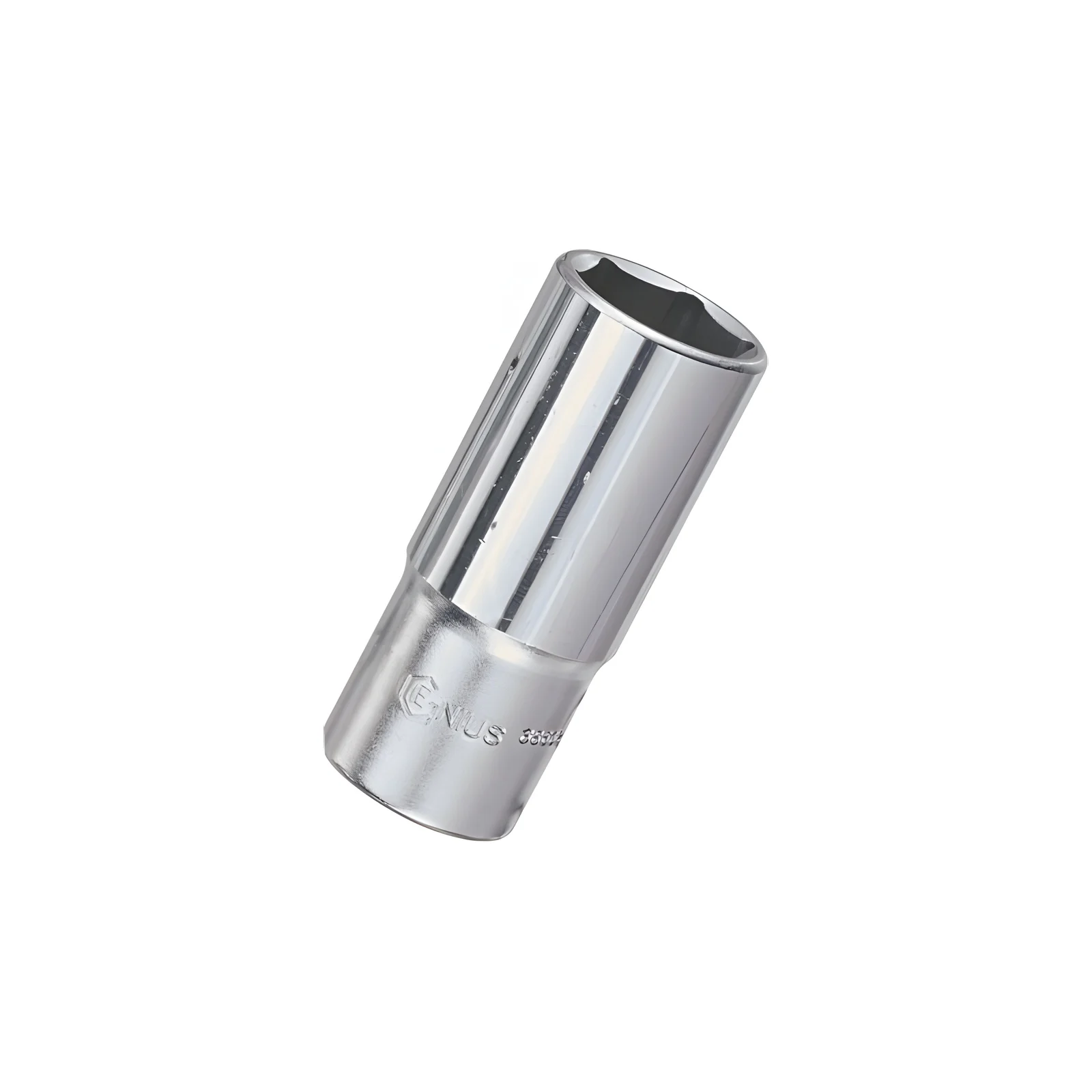 Douille chromée profonde 6 pans 3/8" x 6 mm MET - Genius 326306