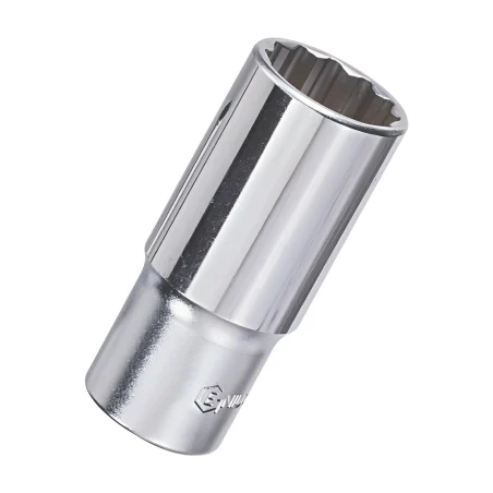 12-Point Deep Chrome Socket 3/8" Dr. x 6 mm MET - Genius 336306