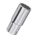 12-Point Deep Chrome Socket 3/8" Dr. x 7 mm MET - Genius 336307