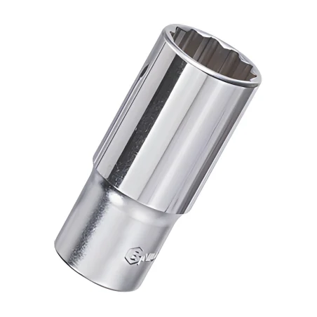 12-Point Deep Chrome Socket 3/8" Dr. x 7 mm MET - Genius 336307