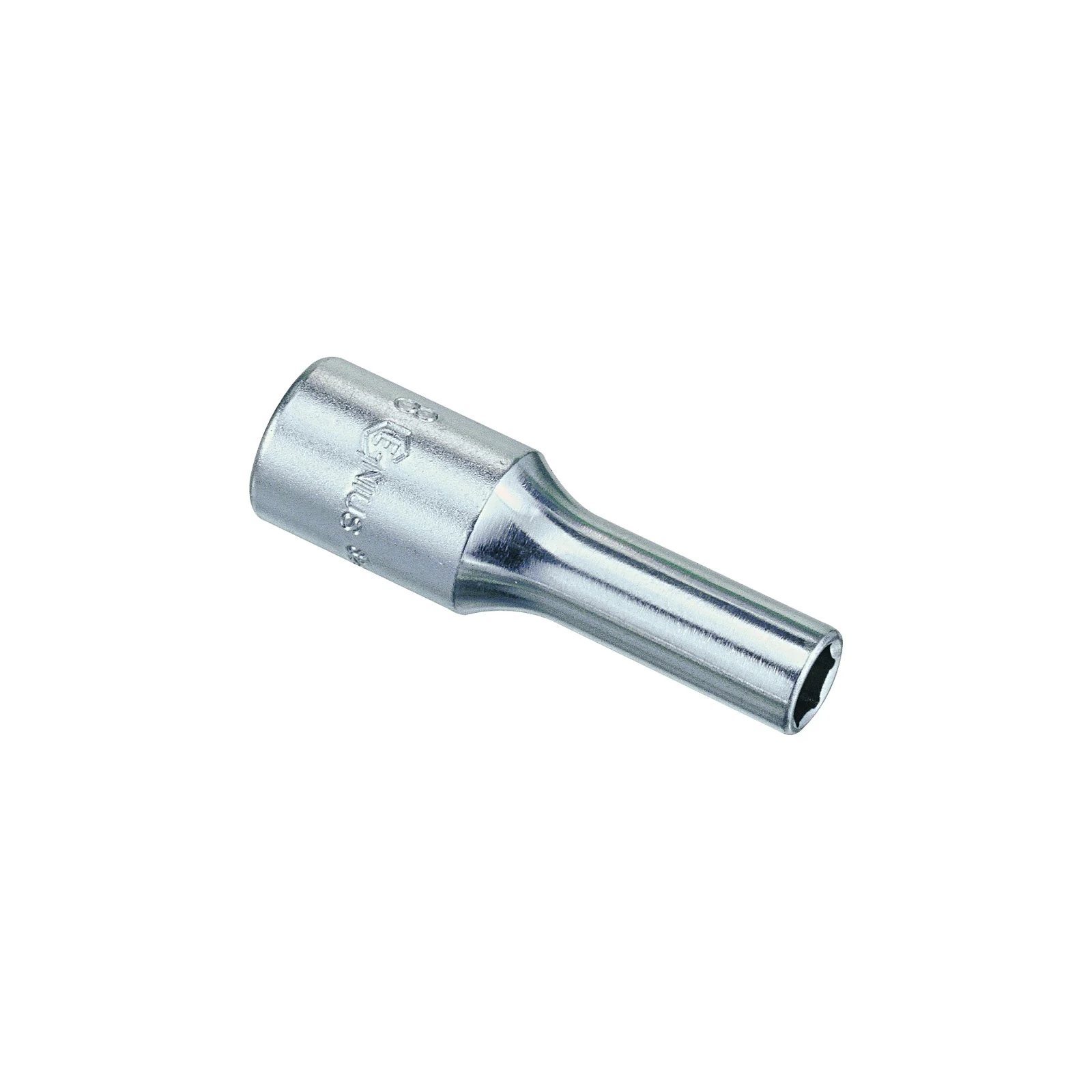 6-Point Deep Chrome Socket 1/2" Dr. x 1" SAE - Genius 487832