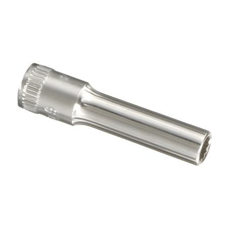 Genius 275208 SAE deep chrome socket 1/4" x 1/4" Dr.