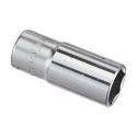 12-Point Deep Chrome Socket 3/8" Dr. x 1/2" SAE - Genius 376316