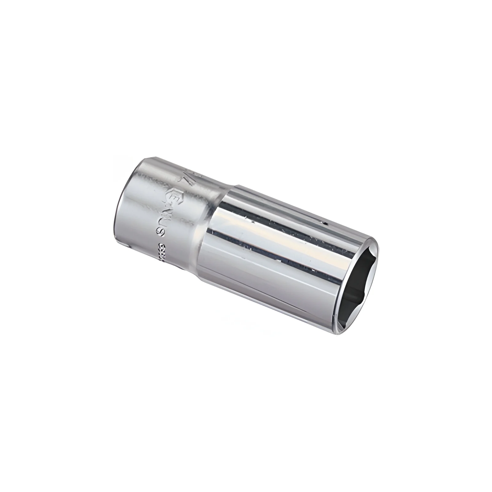 6-Point Deep Chrome Socket 3/8" Dr. x 1/2" SAE - Genius 386316