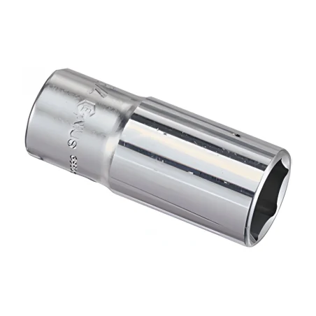 6-Point Deep Chrome Socket 3/8" Dr. x 7/16" SAE - Genius 386314