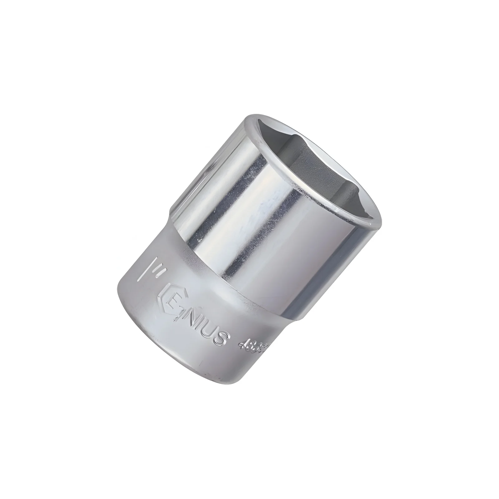 6-Point Chrome Socket 1/2" Dr. x 1-1/16" SAE - Genius 483834