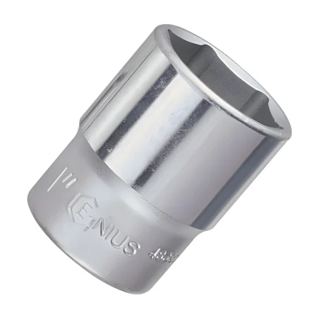 6-Point Chrome Socket 1/2" Dr. x 1-1/16" SAE - Genius 483834