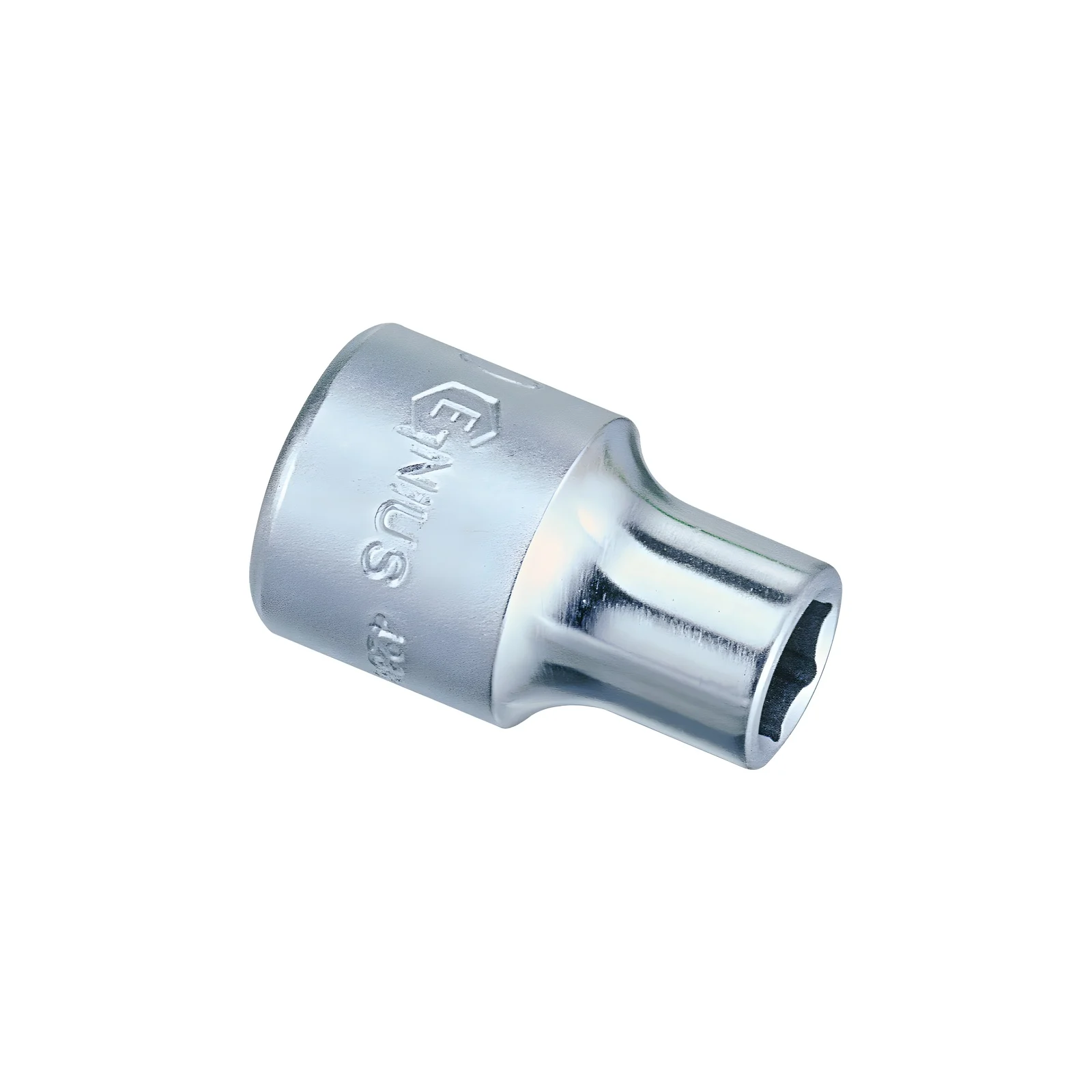 6-Point Chrome Socket 1/2" Dr. x 13/16" SAE - Genius 483826