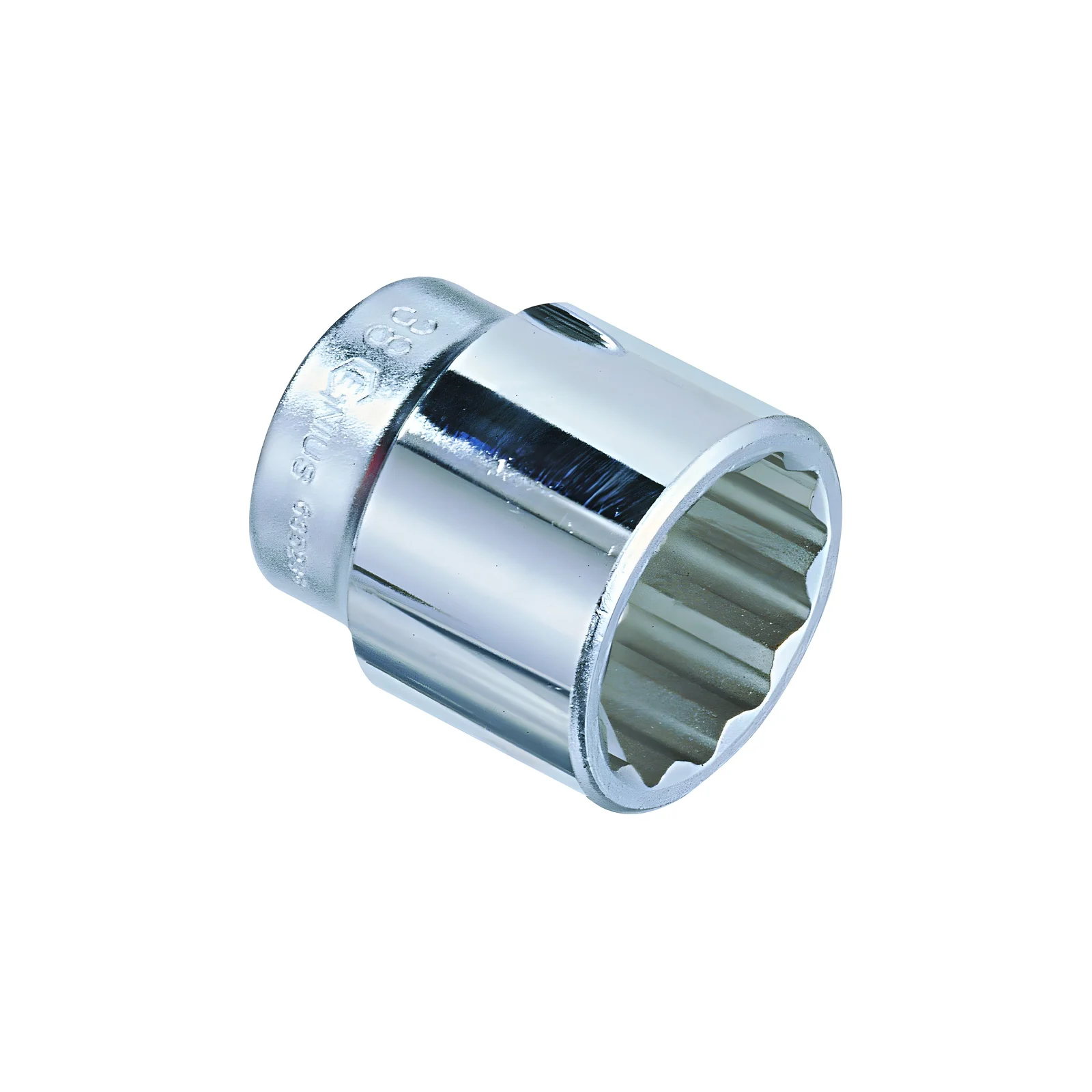 12-Point Chrome Socket 3/4" Dr. x 1" SAE - Genius 675232