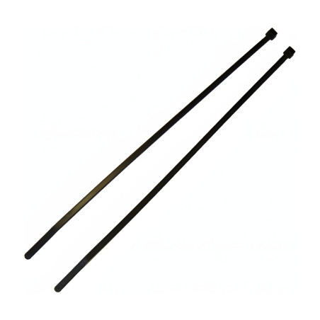Attaches de câbles noires 7-3/4" 50 lbs (paquet de 100) Rodac E7500C