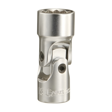 Genius 355612 MET Universal Chrome Socket 12 pt. 12mm x 3/8" Dr.