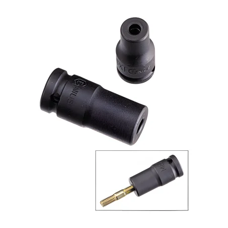 Genius 310125 sleeve for threaded rod M10-1.25 x 3/8" Dr.