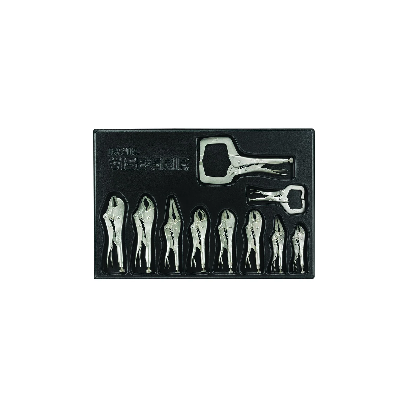 Irwin 1078TRAY 10-Piece locking pliers set with kit bag