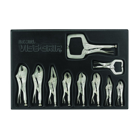 Irwin 1078TRAY 10-Piece locking pliers set with kit bag