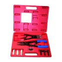 Rodac HC2117 2-piece heavy duty snap ring pliers set with 16 replacement tips 10"