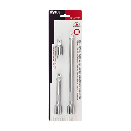 Genius BE-42510 3-piece wobble extension set 50mm, 125mm & 250mm x 1/2" Dr.