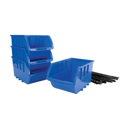 Ensemble de 4 grands bacs de rangement Performance Tool W5196