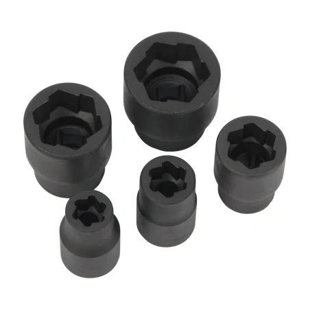 Performance Tool W38918 5-piece Bolt extractor Set 3/8" Dr.