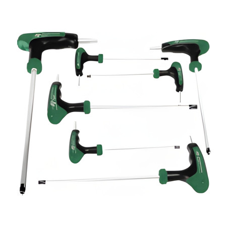 Ensemble de 7 clés Torx avec manche en T