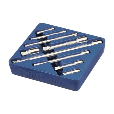 Genius BE-2349 extension bar set (9 pieces) 1/4", 3/8", 1/2"