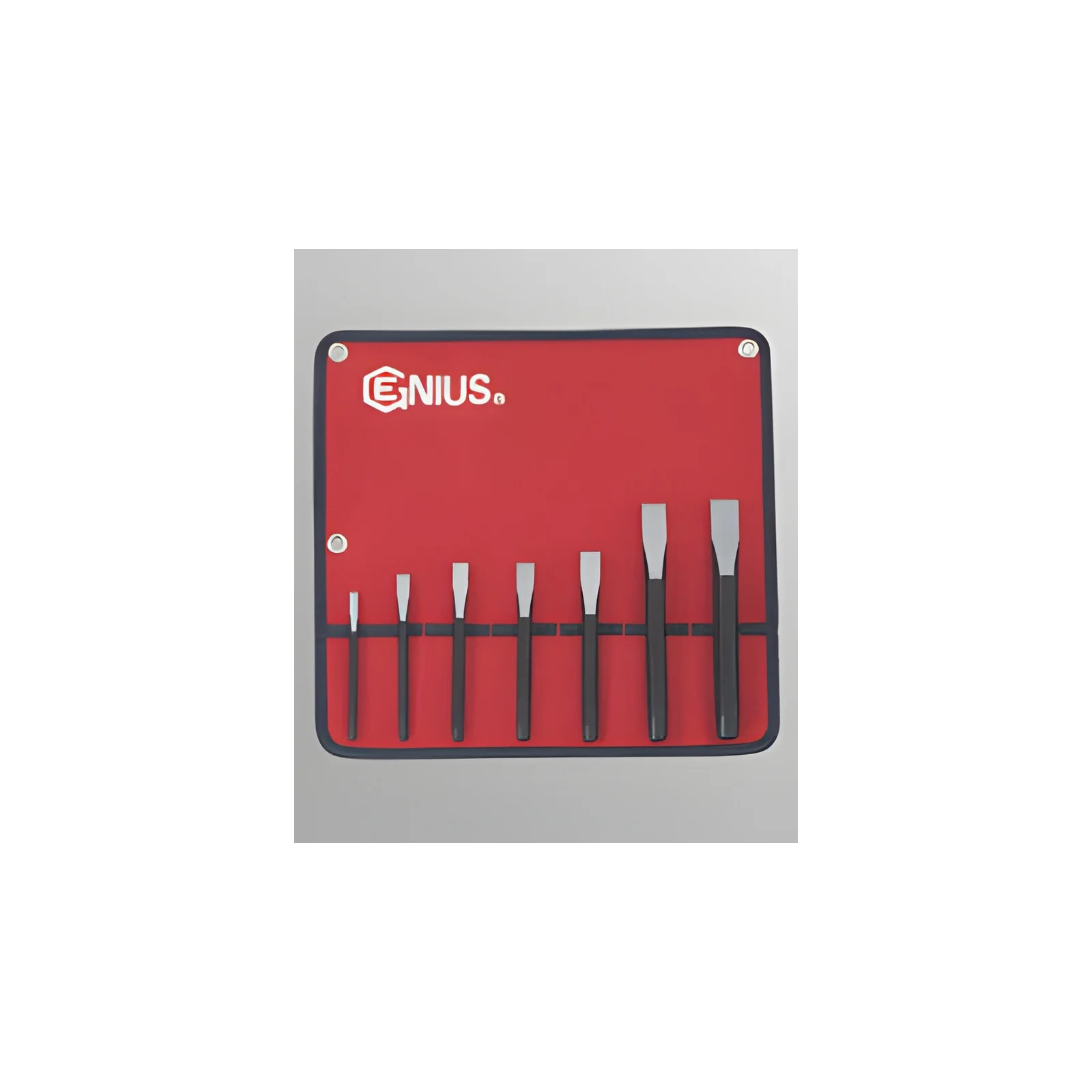 Genius PC-567F flat cold chisel set (7 pieces)